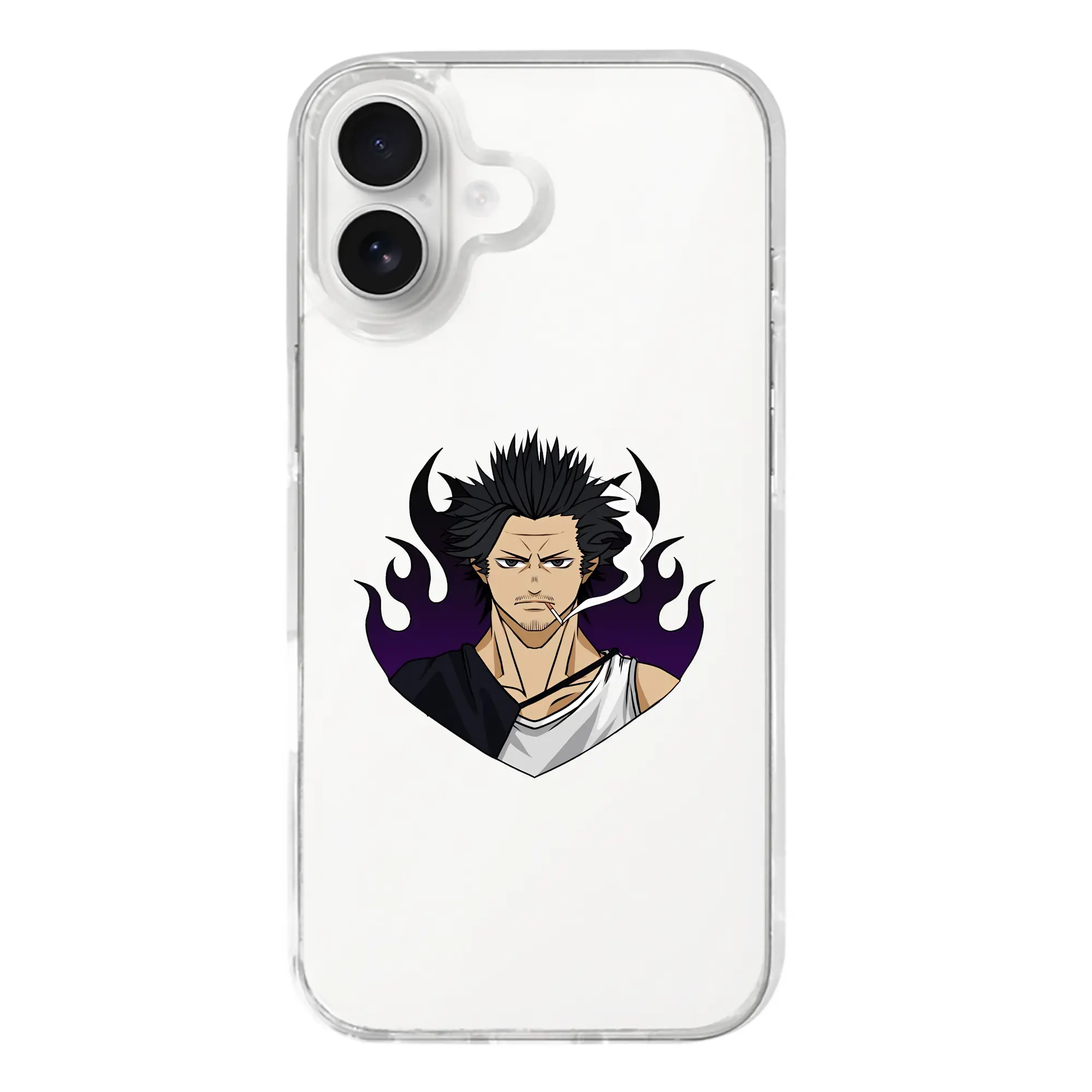 ブラッククローバー グッズ ヤミ・スケヒロ - iPhone 17シリーズ 透明スマホケース – 薄型・耐衝撃・精密フィット保護カバー